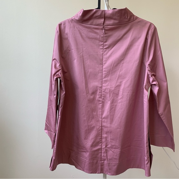 COS cowl neck dark pink top - Picture 2 of 9